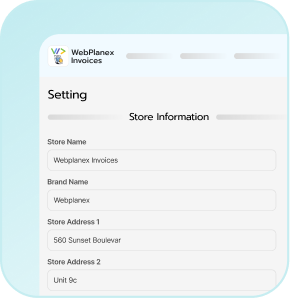 Configure tax & invoice settings
