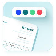 Customize invoice templates with your branding